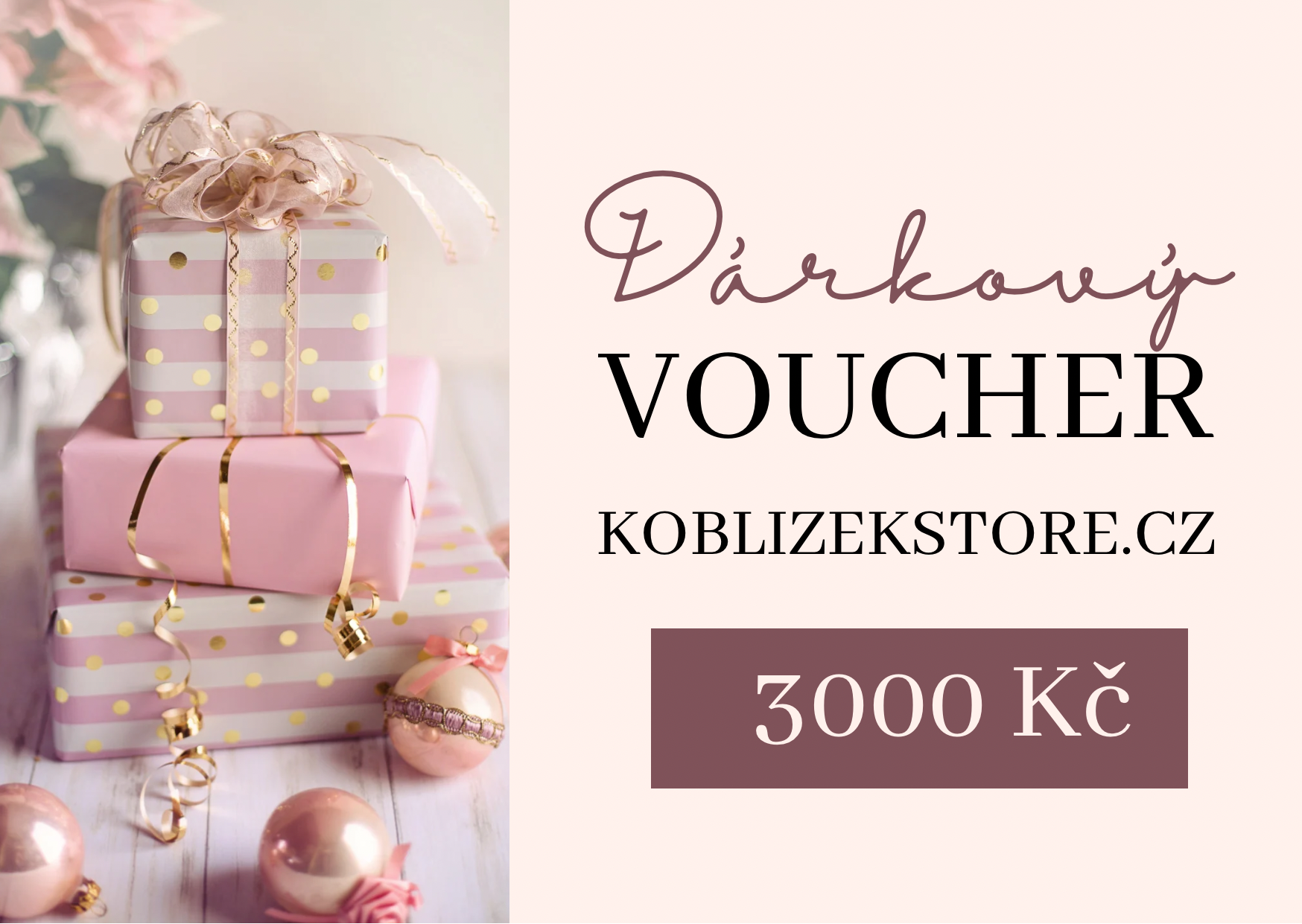 Dárkový voucher Koblížek