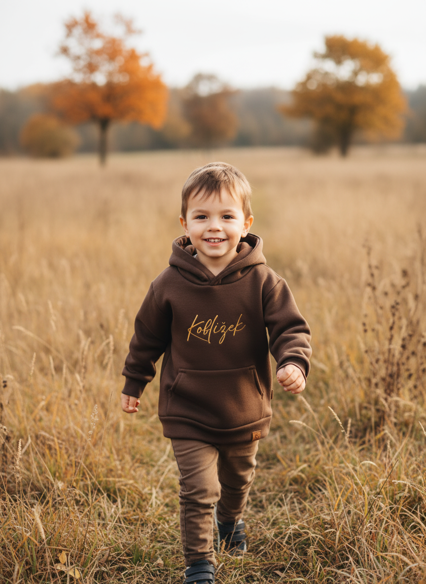 Mikina Longo Čokoláda