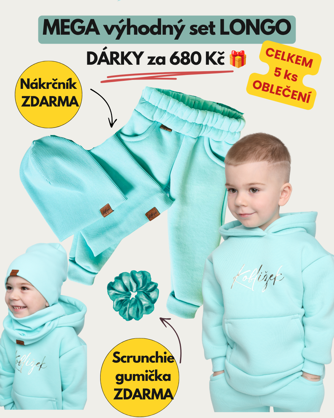 MEGA výhodný set Longo Azurit