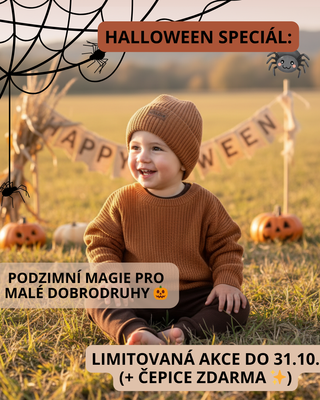 Svetr "Must Have Hipster" Skořice