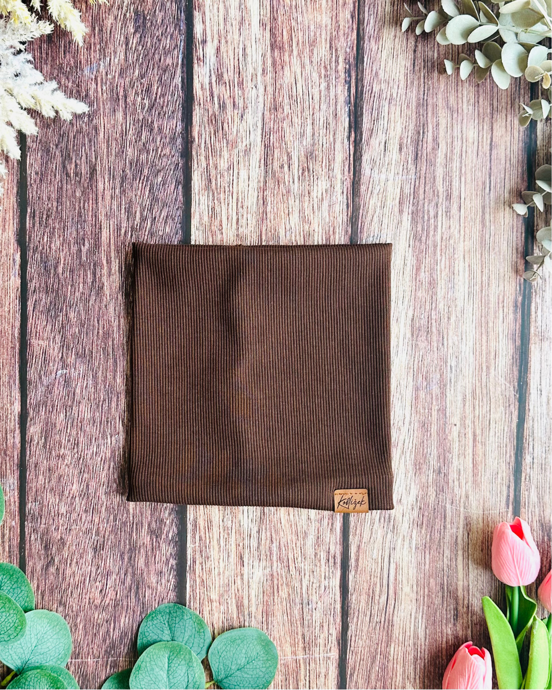 Dvouvrstvý nákrčník Čokoláda