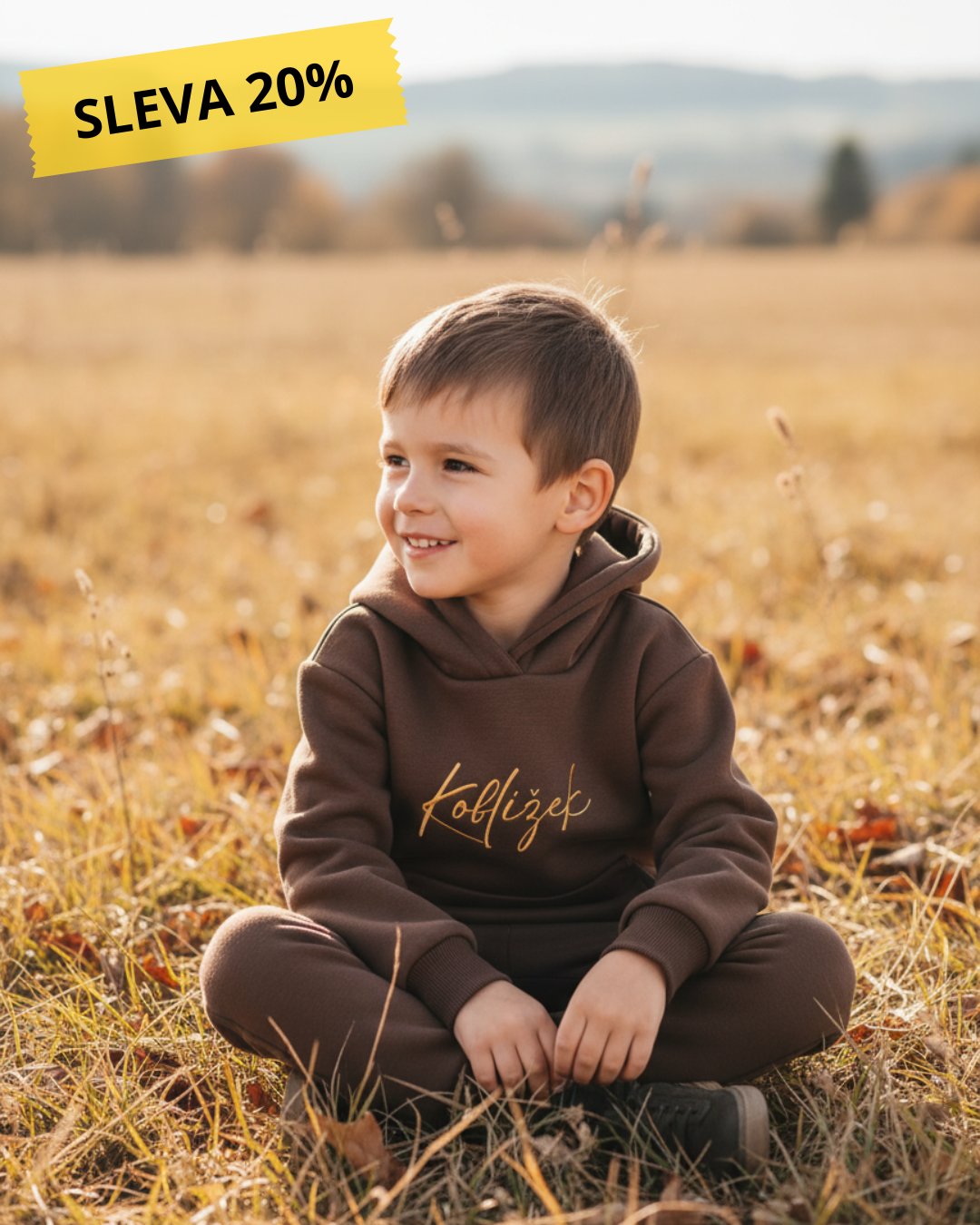 Mikina Longo Čokoláda