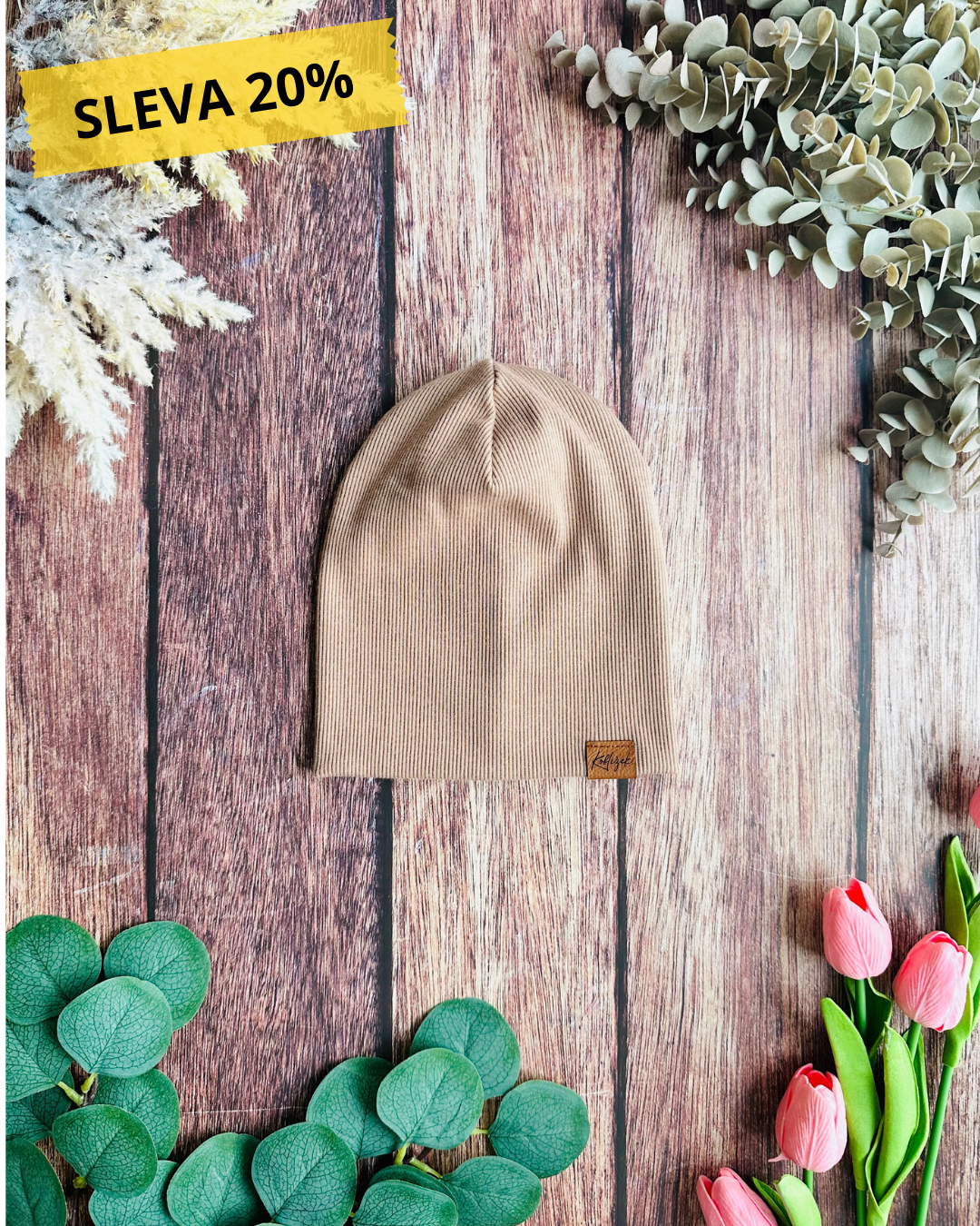 Čepička "Beanie" Latte