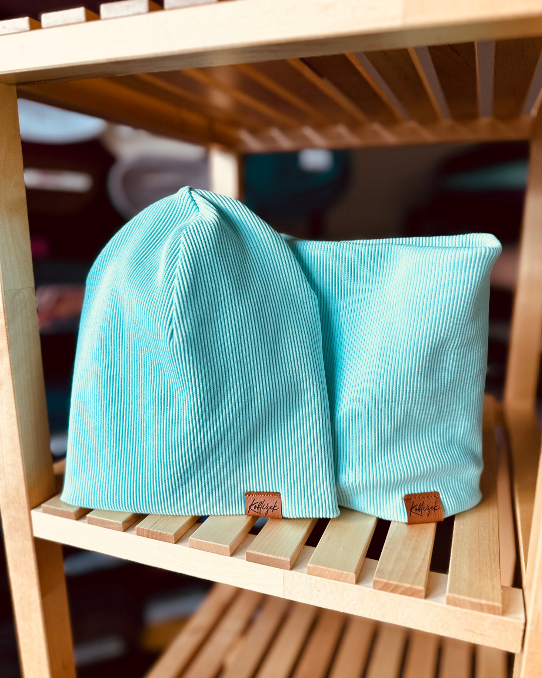 Čepička "Beanie" Azurit