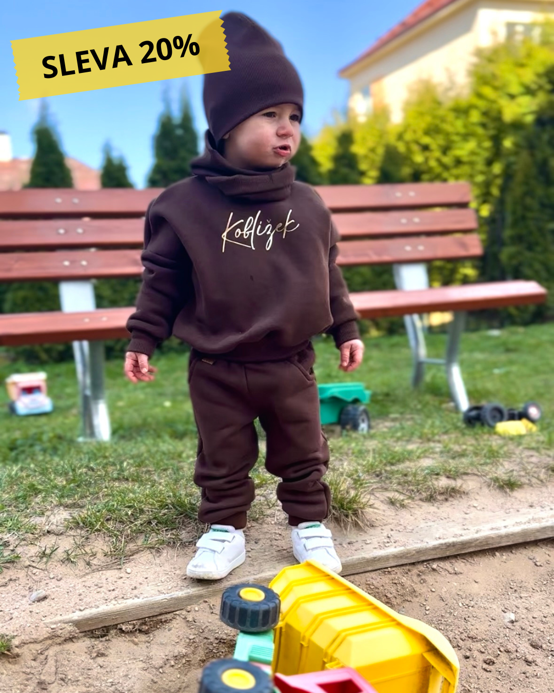 Mikina Fluffy Čokoláda