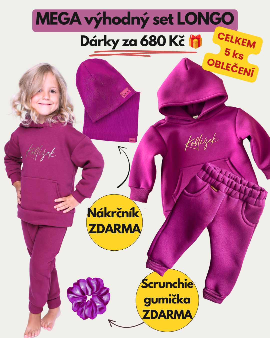 MEGA výhodný set Borůvka Longo