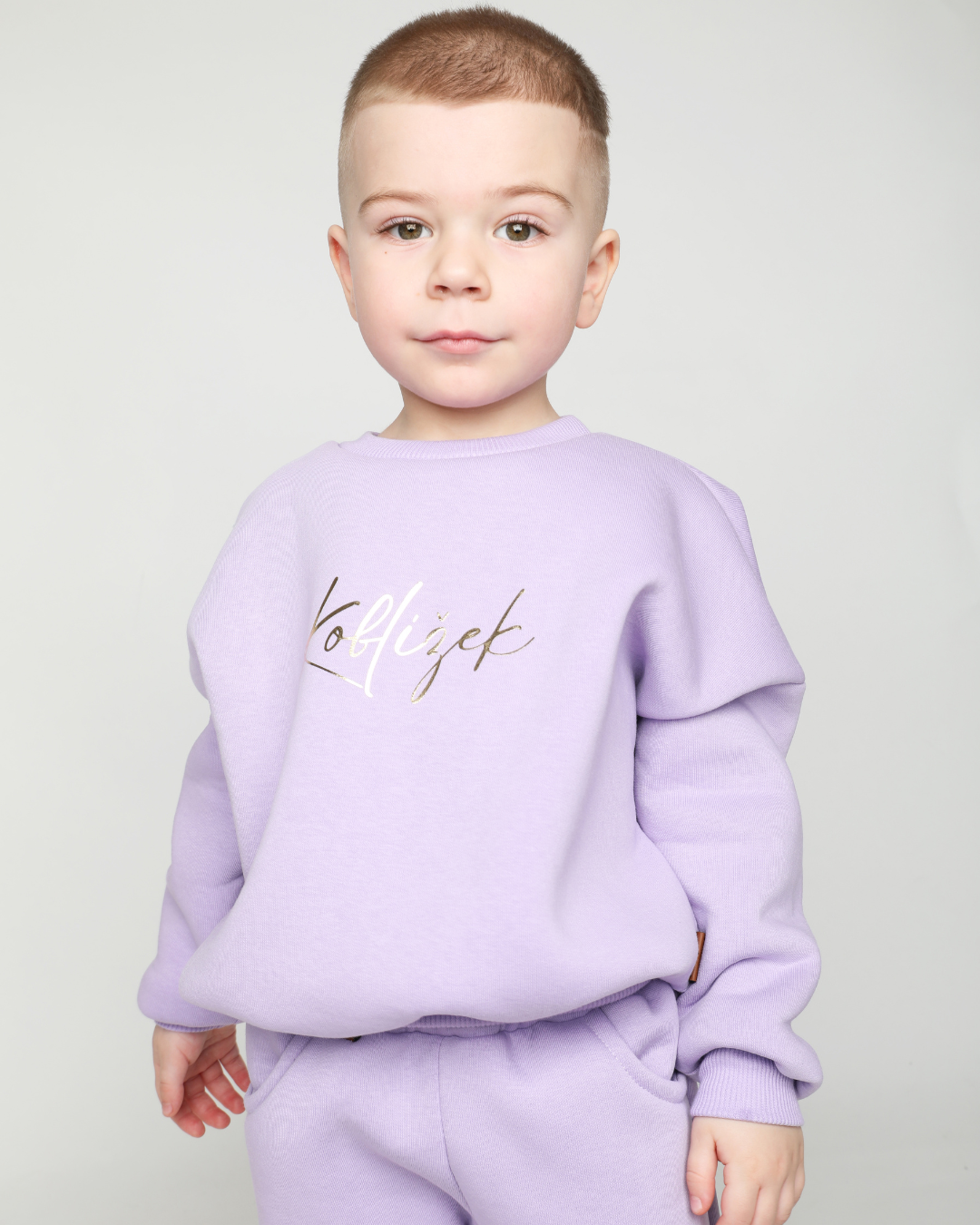 Mikina Fluffy Lila 💜 PREMIUM nášivka