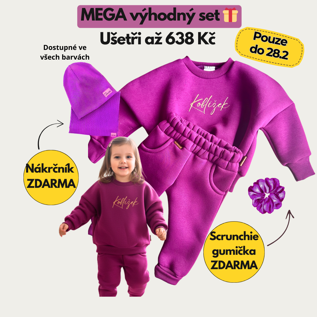 MEGA výhodný set Borůvka Fluffy