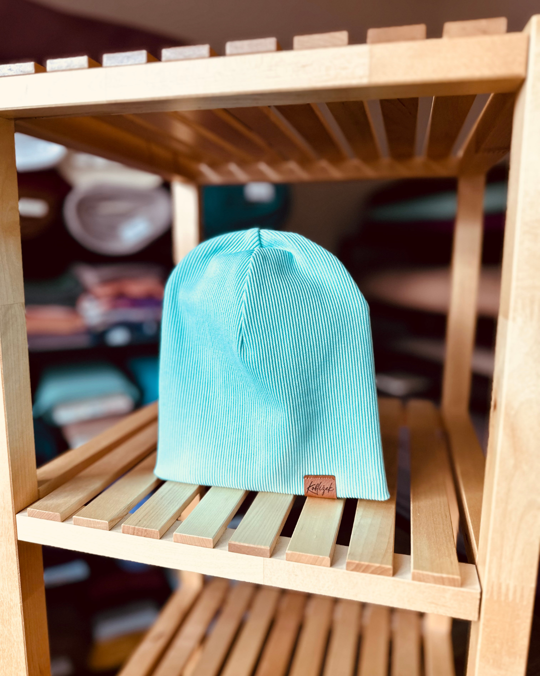 Čepička "Beanie" Azurit