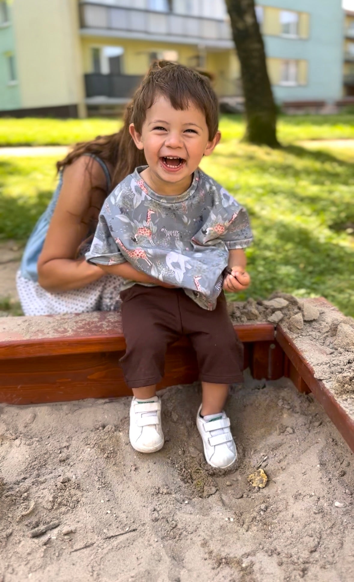 Crop-triko "SummerVibe" Afrika