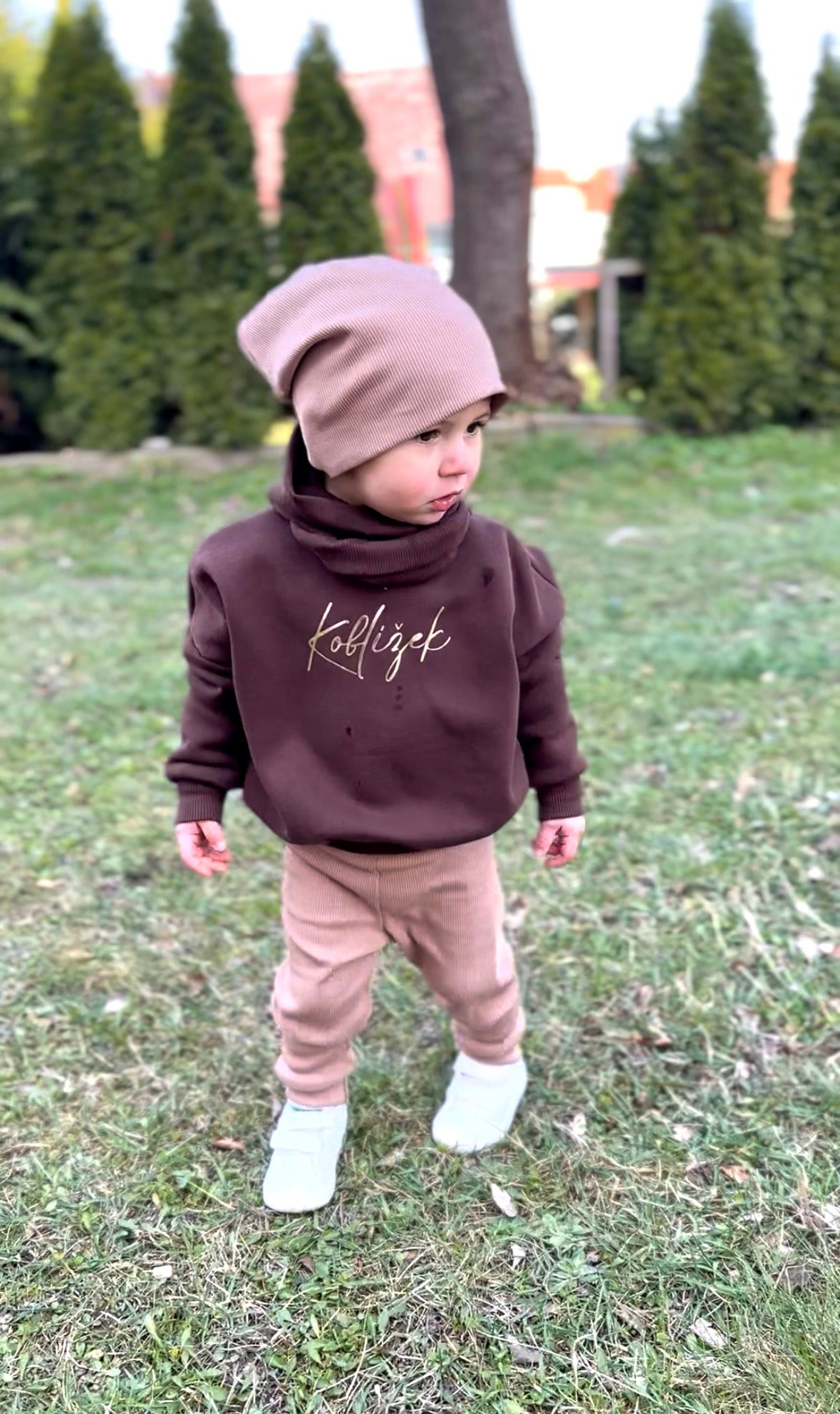 Mikina Fluffy Nutella