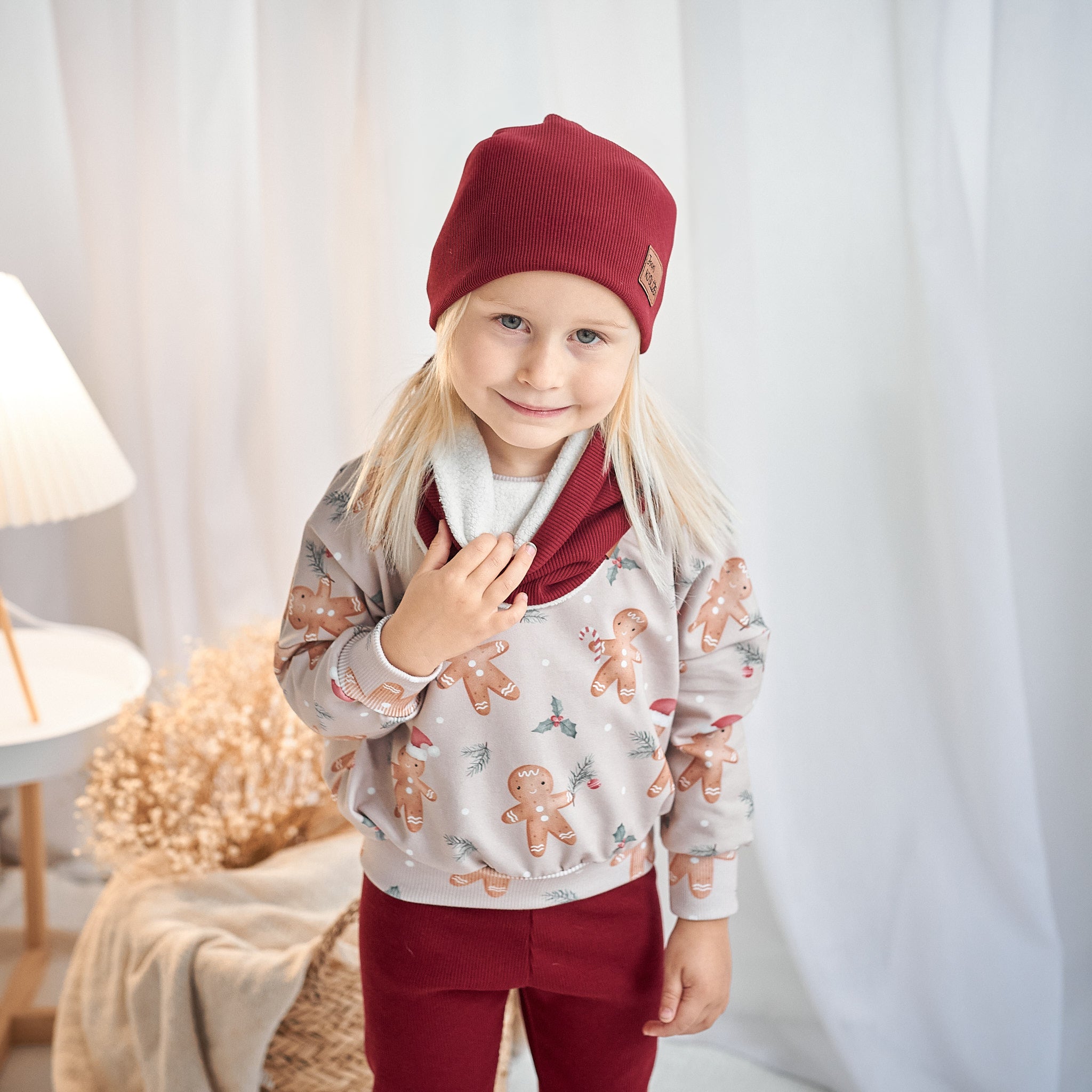 Čepička "Beanie" Burgundy