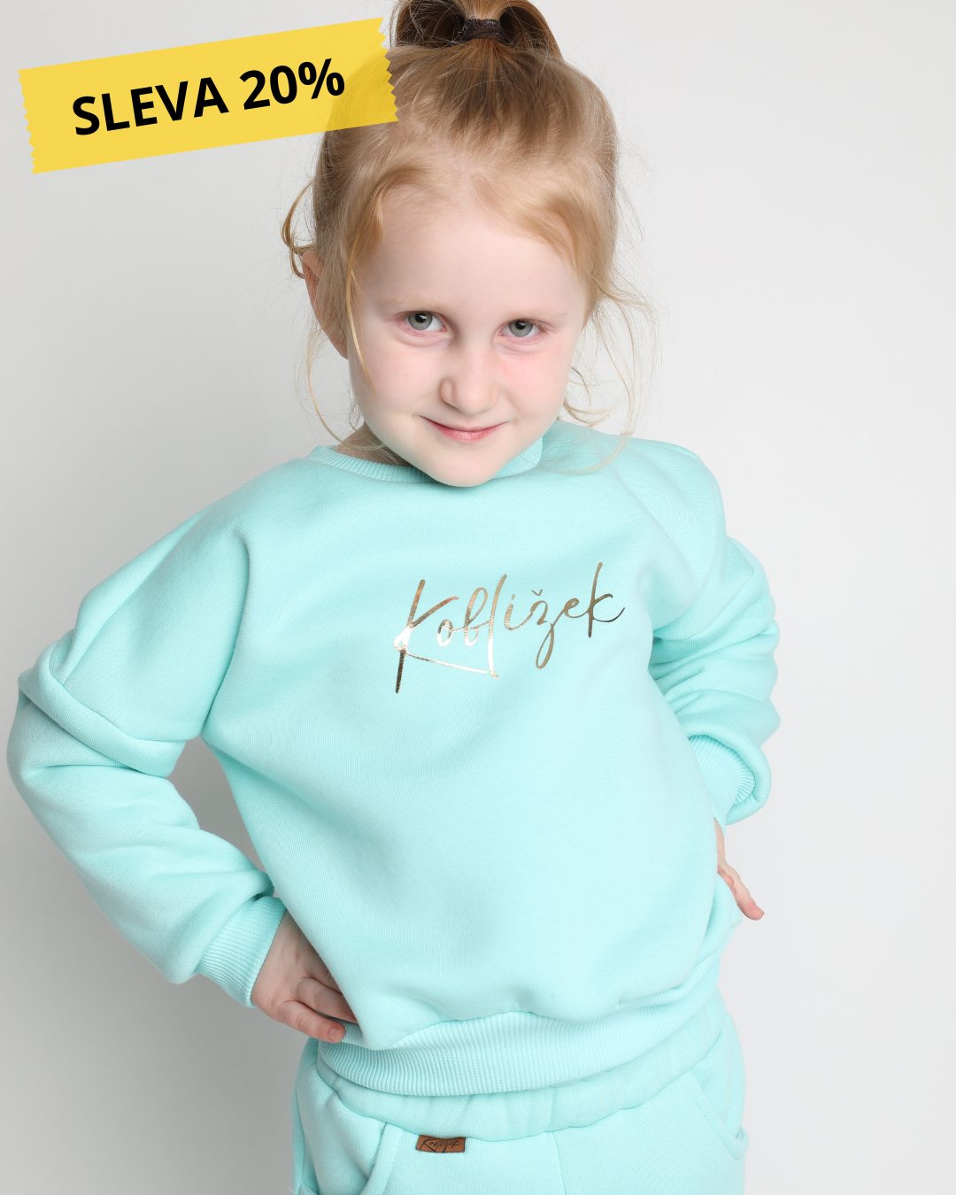 Mikina Fluffy Azurit