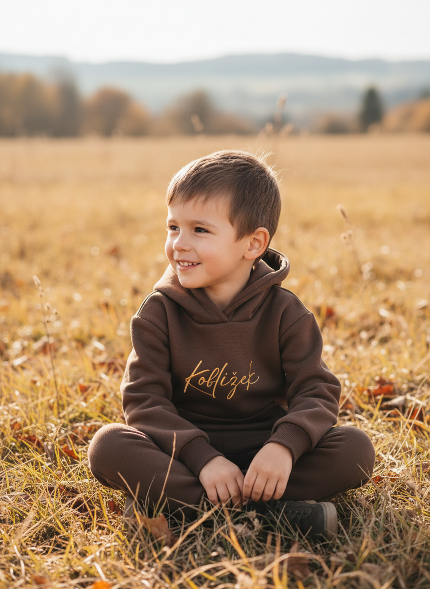 Mikina Longo Čokoláda