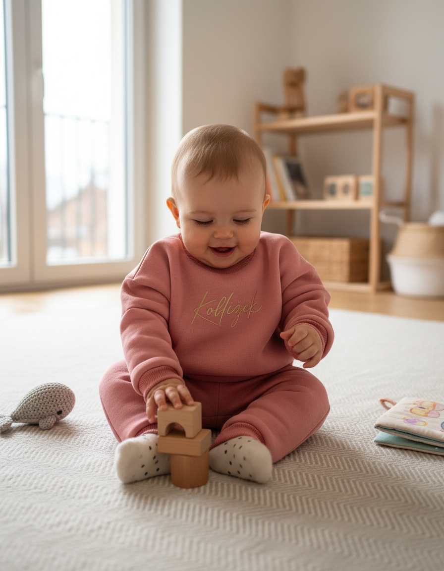 Mikina Fluffy Pudřenka