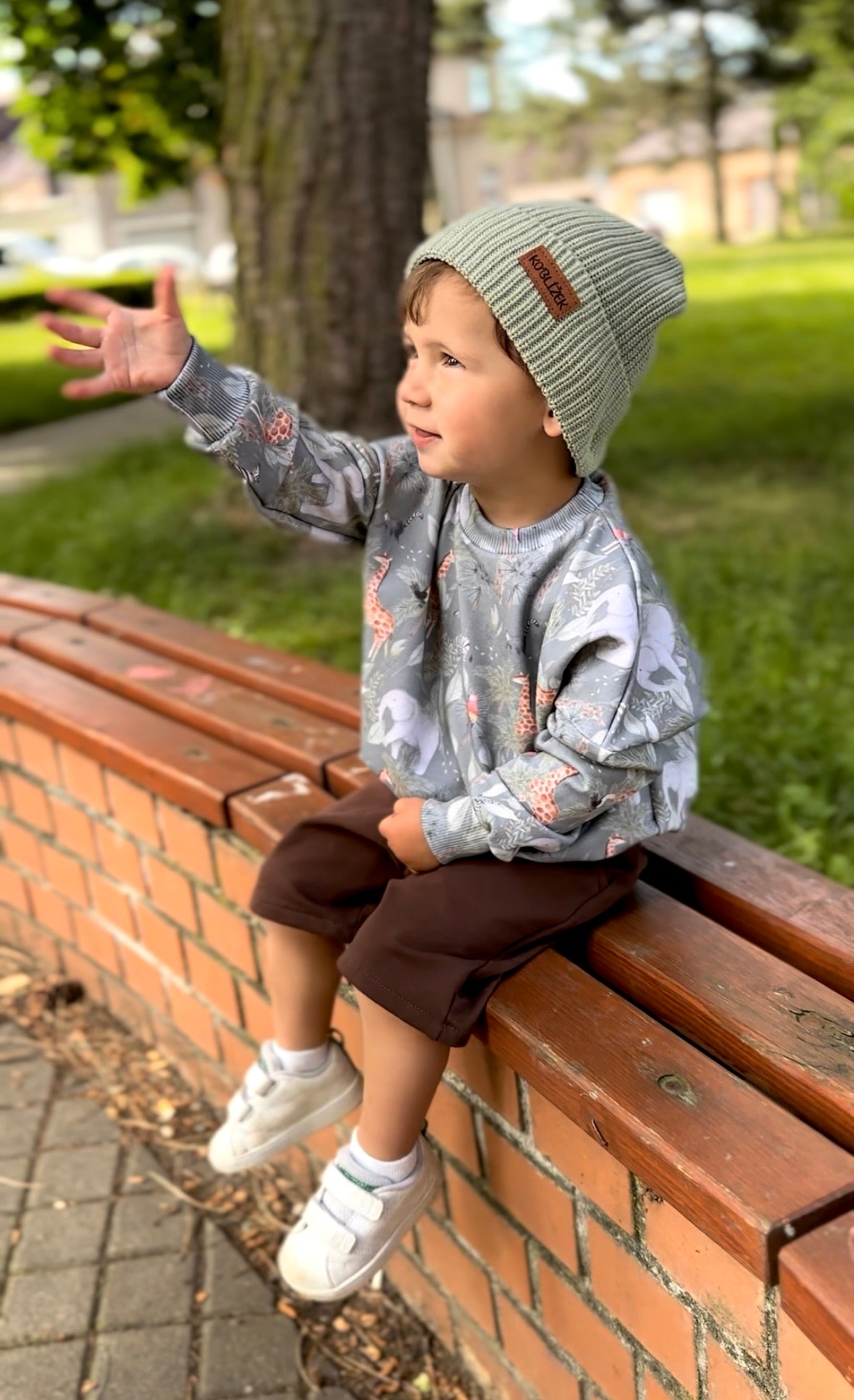 Kraťasy "JustChill" Čokoláda