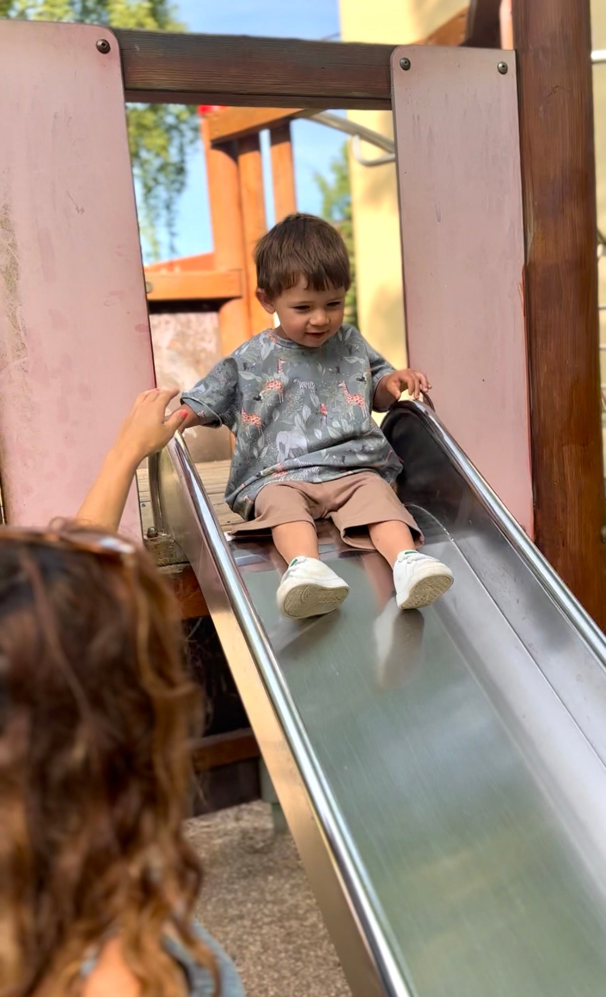 Crop-triko "SummerVibe" Afrika