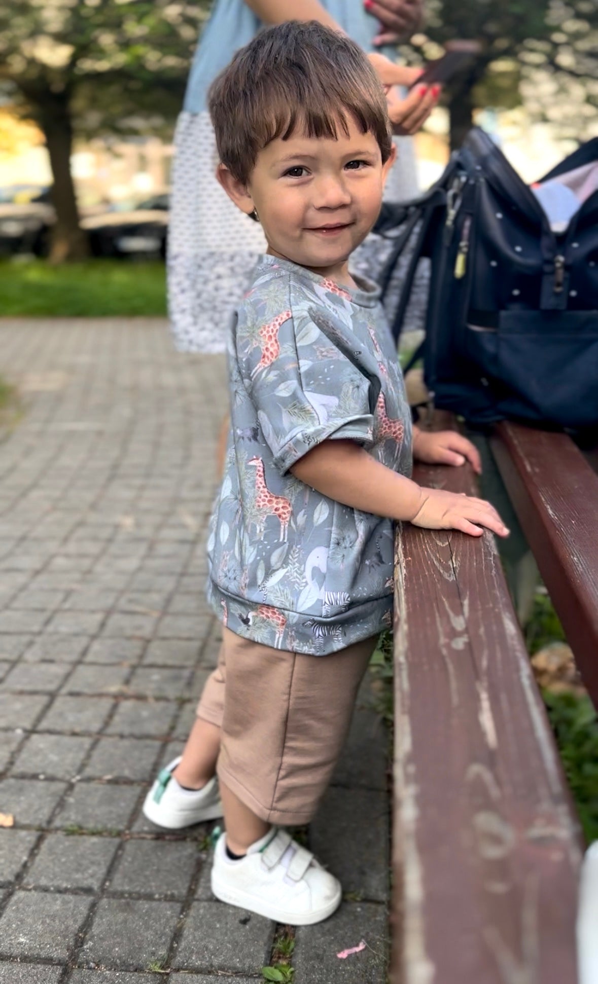 Crop-triko "SummerVibe" Afrika