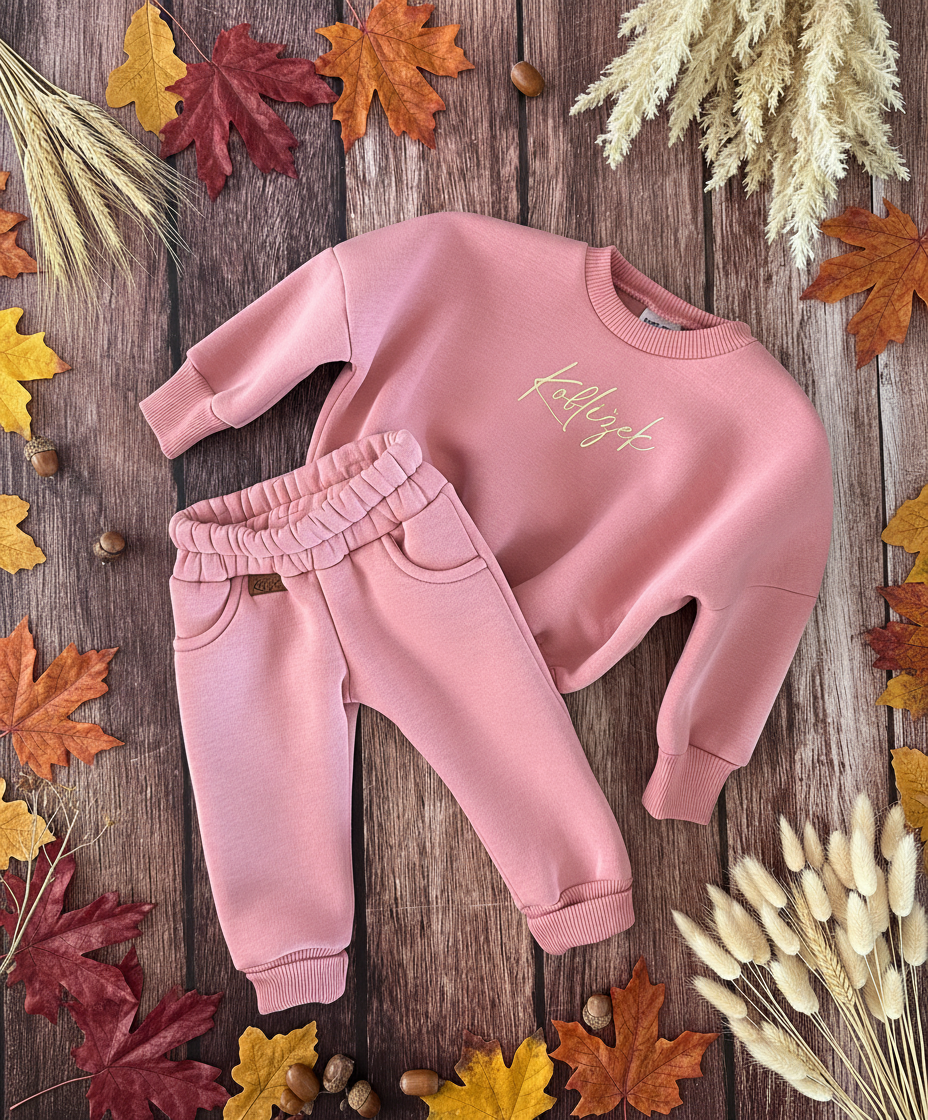 Mikina Fluffy Pudřenka