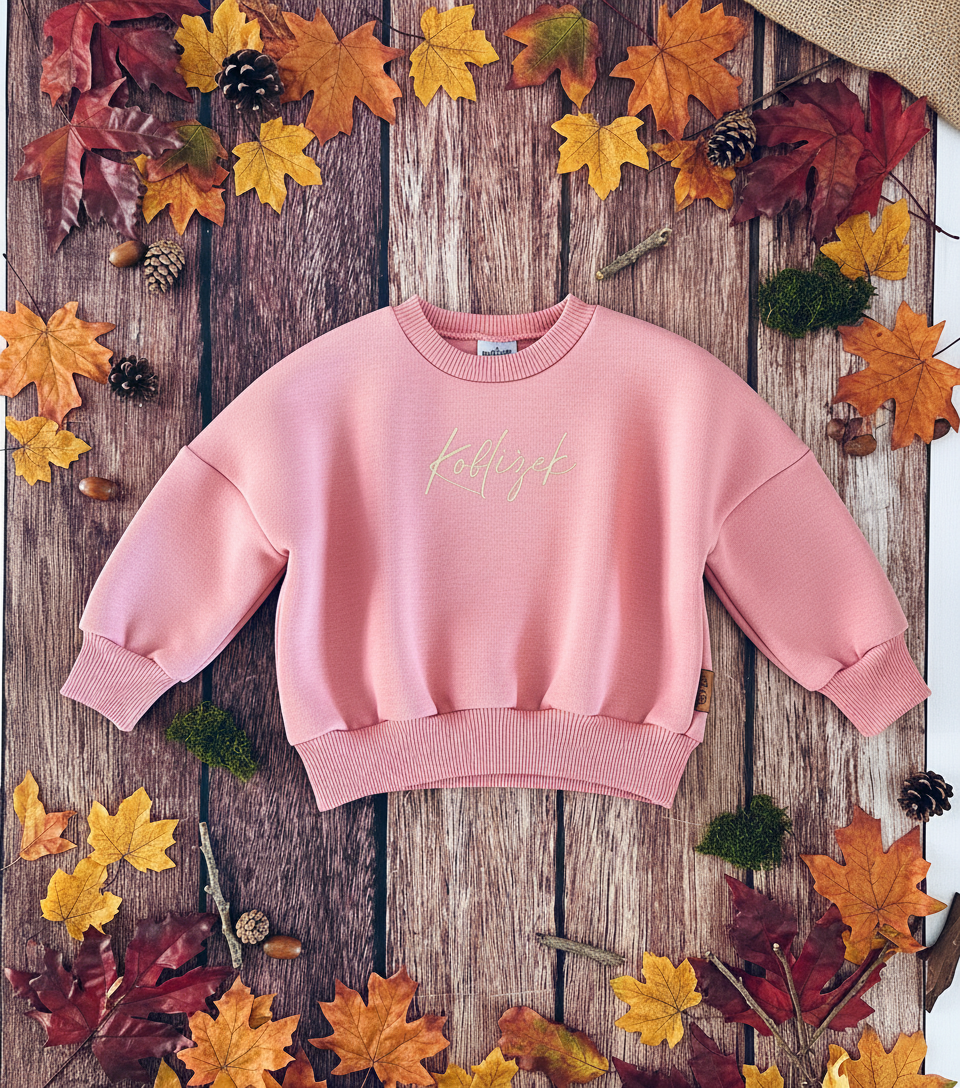 Mikina Fluffy Pudřenka