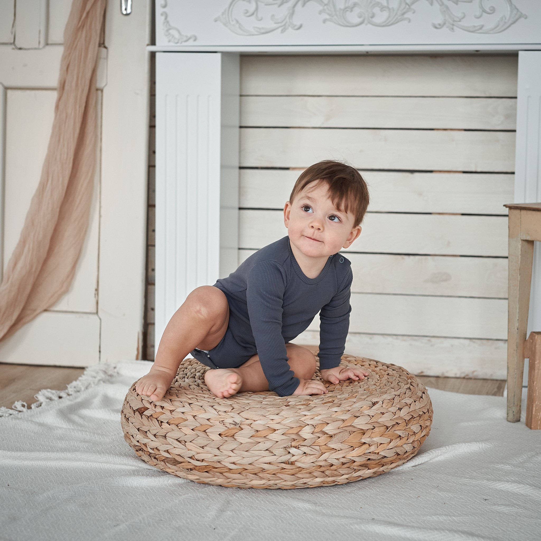 Body s dlouhým rukávem Ocelová