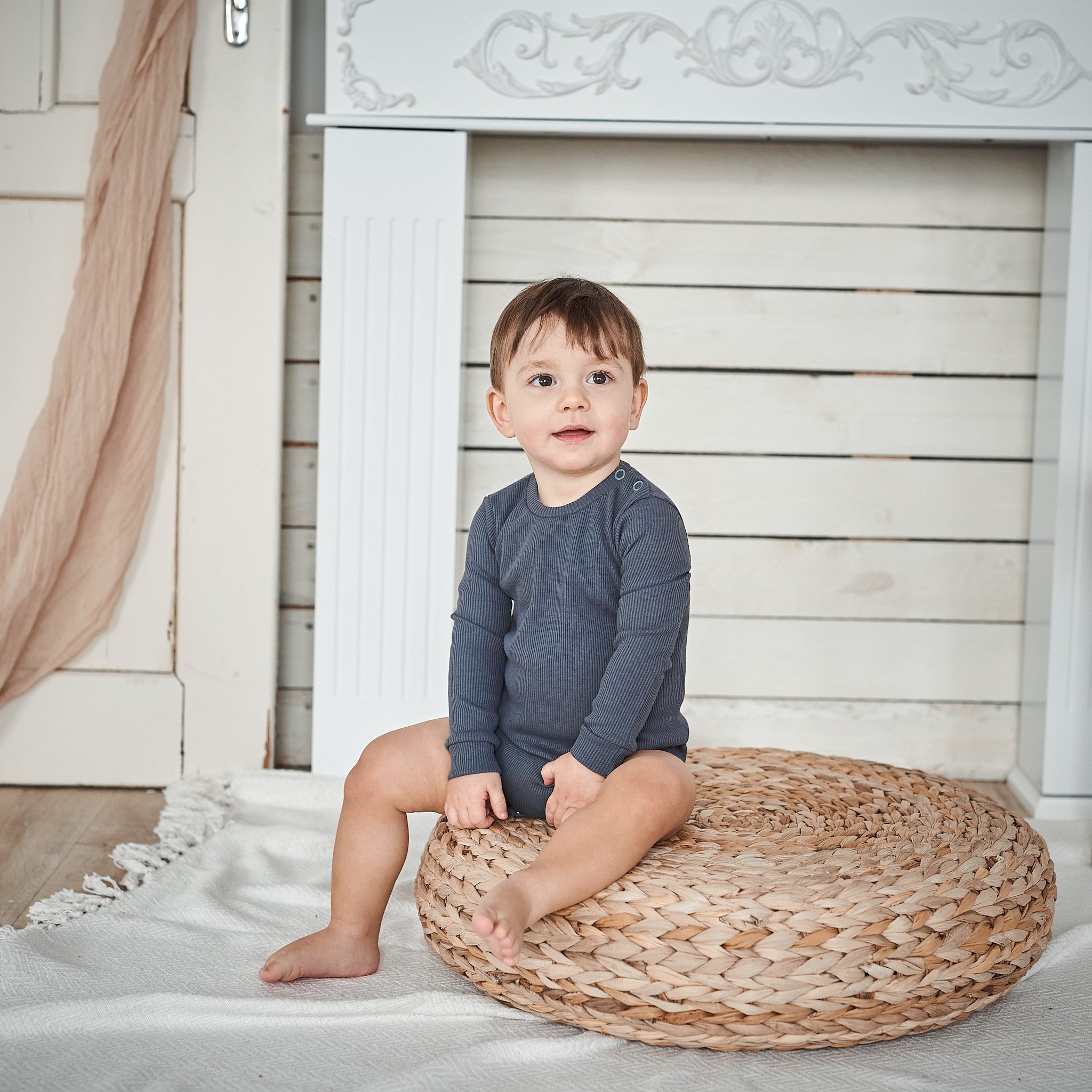 Body s dlouhým rukávem Ocelová