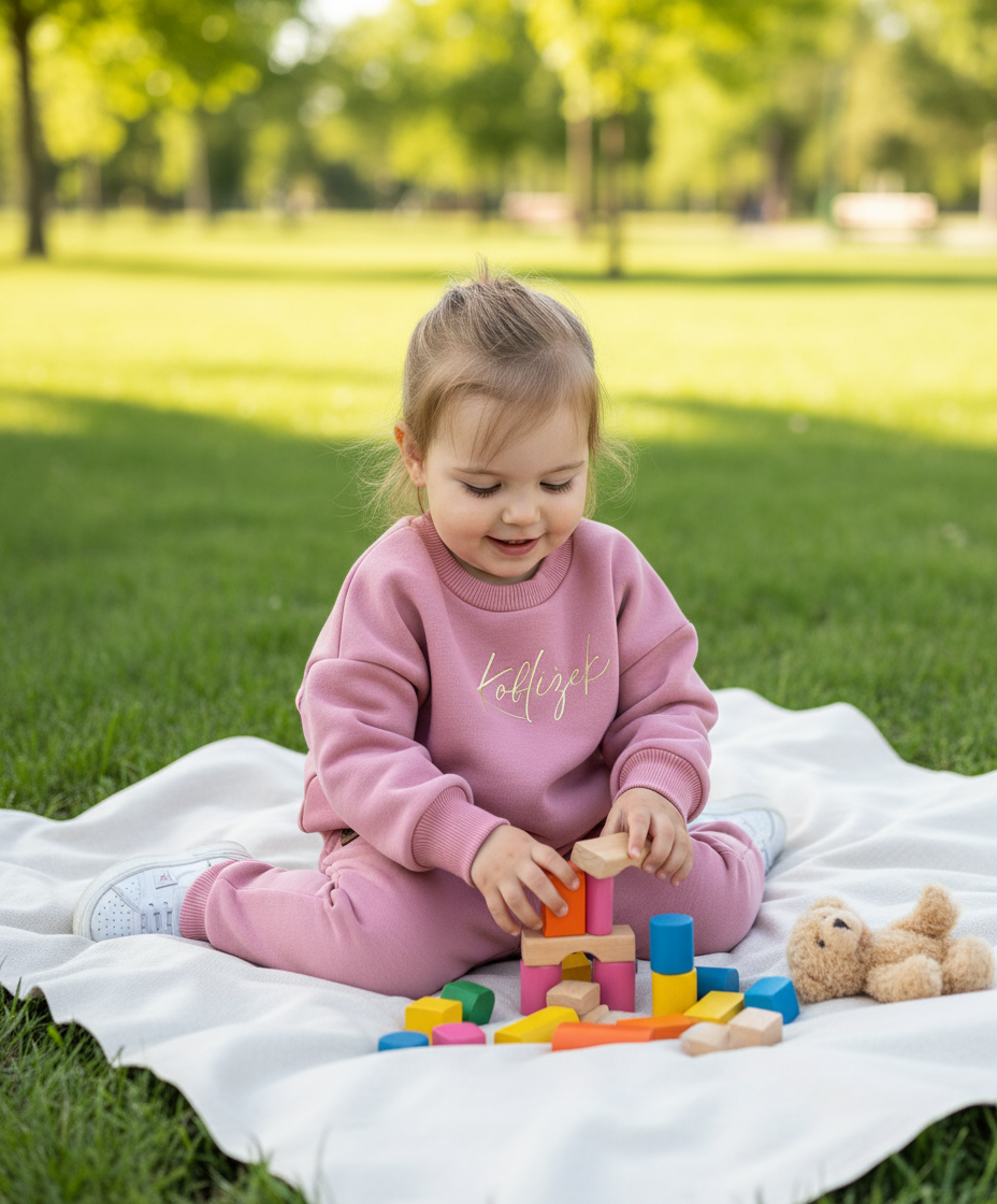 Mikina Fluffy Pudřenka