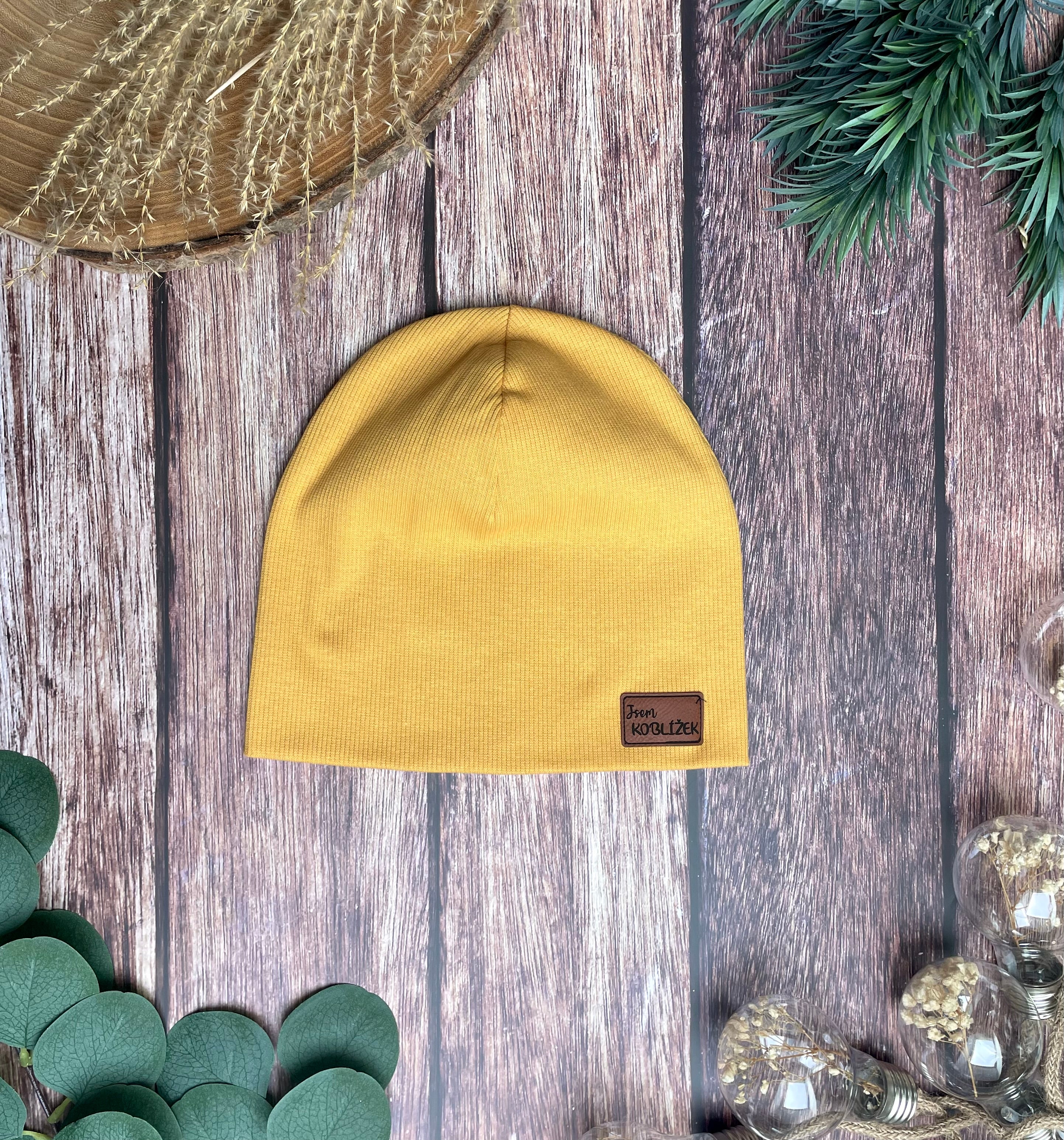 Čepice "Beanie" Horčice Jsem koblížek