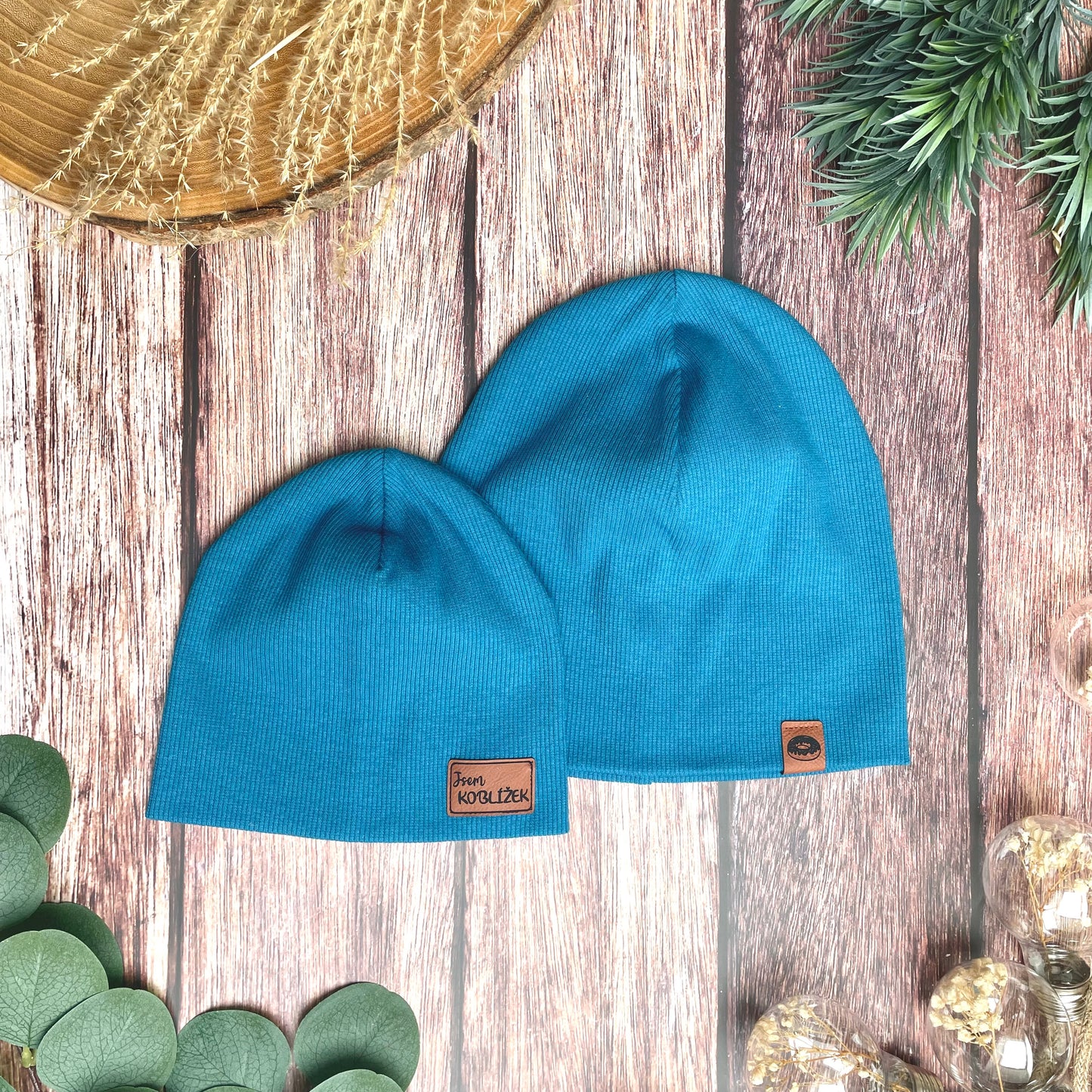 Čepice "Beanie" Tyrkysová