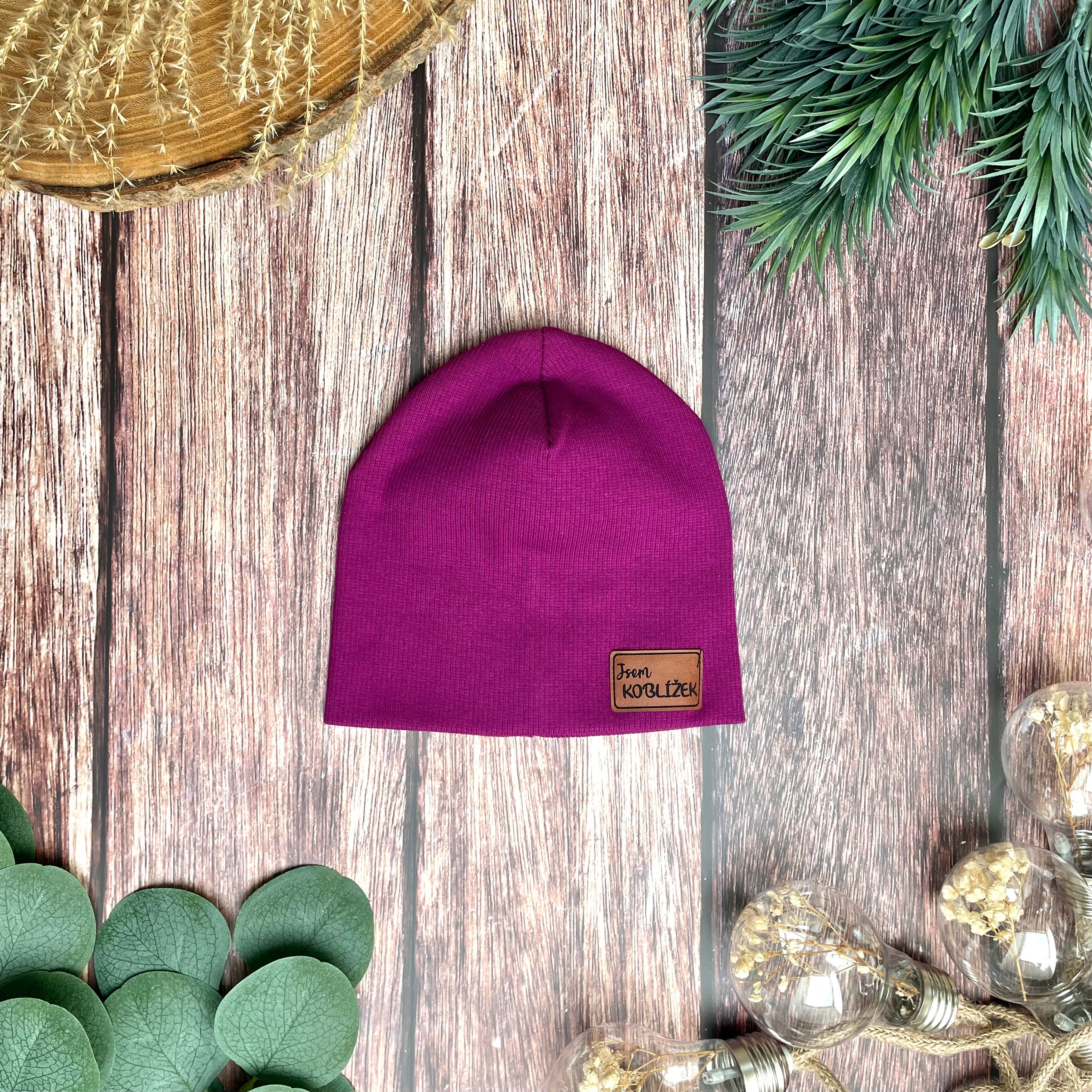 Čepice "Beanie" Fuchsie