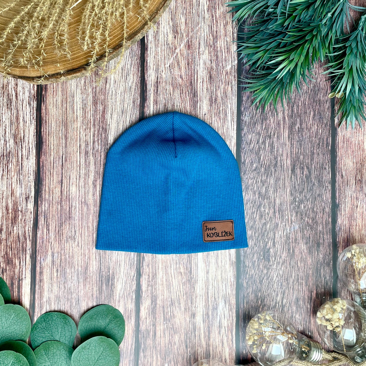 Čepice "Beanie" Tyrkysová