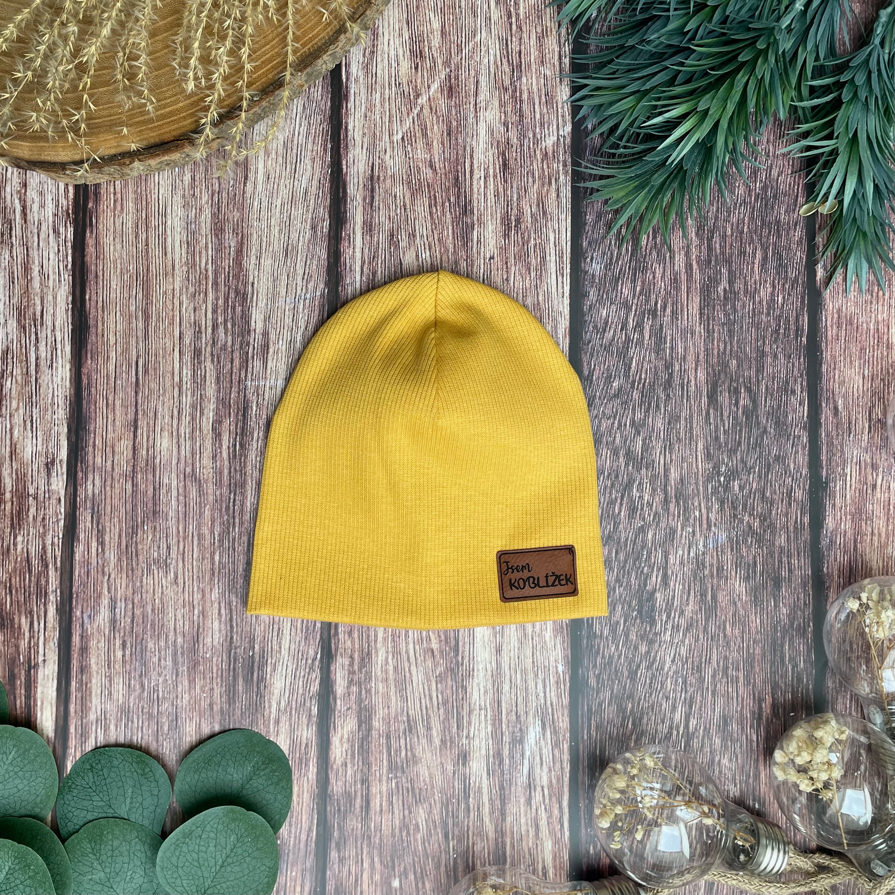 Čepice "Beanie" Horčice Jsem koblížek