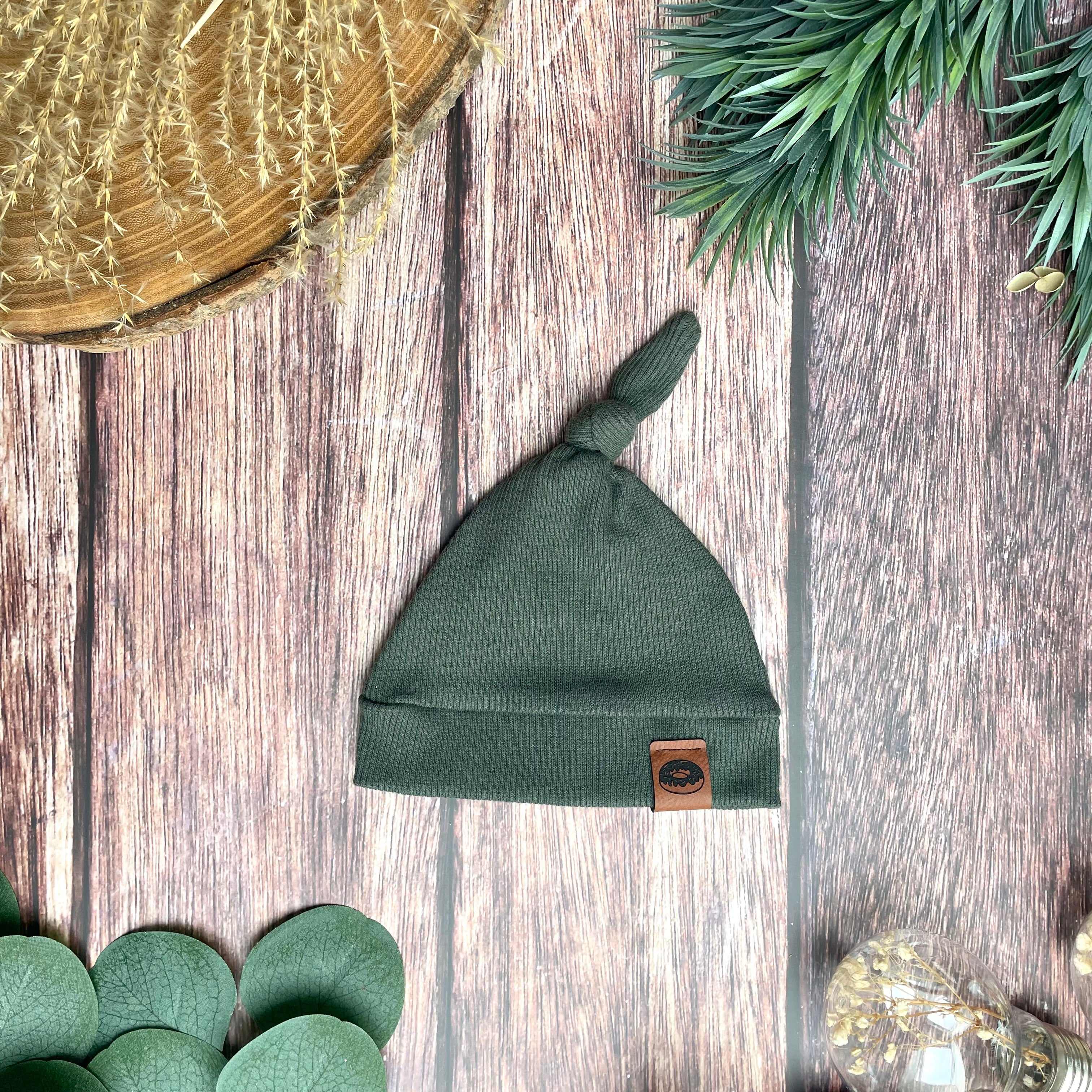 Čepička "Uzlík" Khaki 50% SLEVA