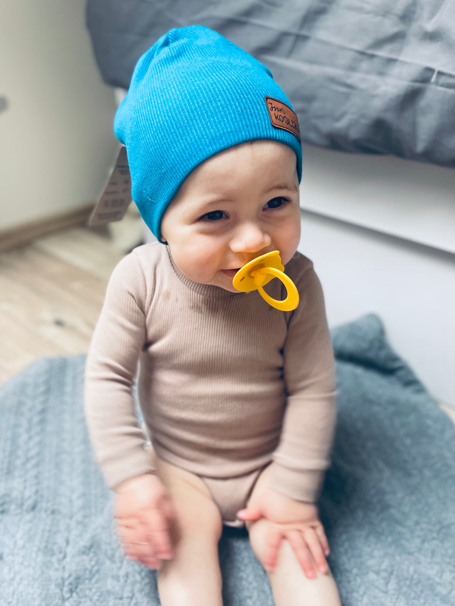Čepice "Beanie" Tyrkysová