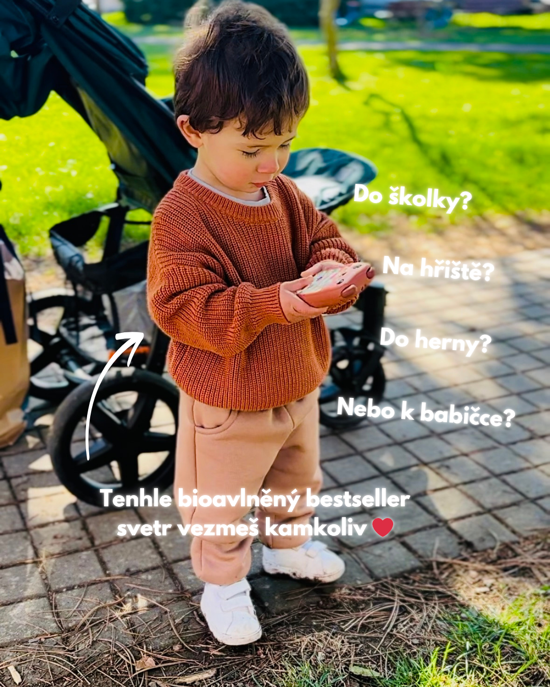 Svetr "Must Have Hipster" Skořice