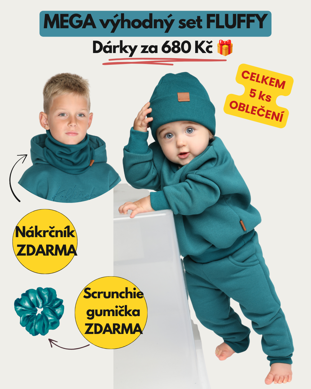 MEGA výhodný set Laguna Fluffy