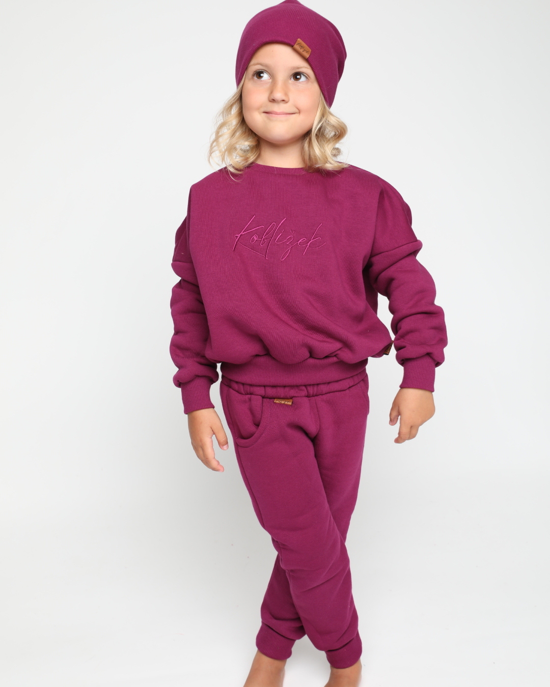 Mikina Fluffy Borůvka