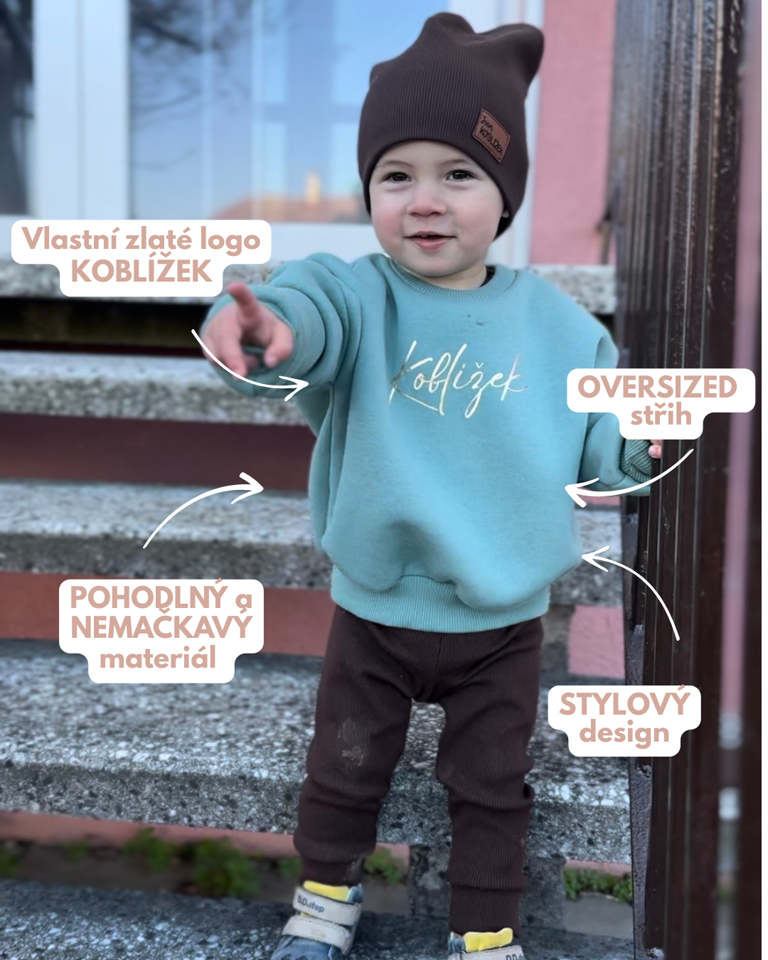 Tepláky Fluffy Šalvěj