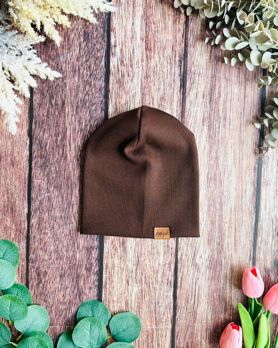 Čepička "Beanie" Čokoláda