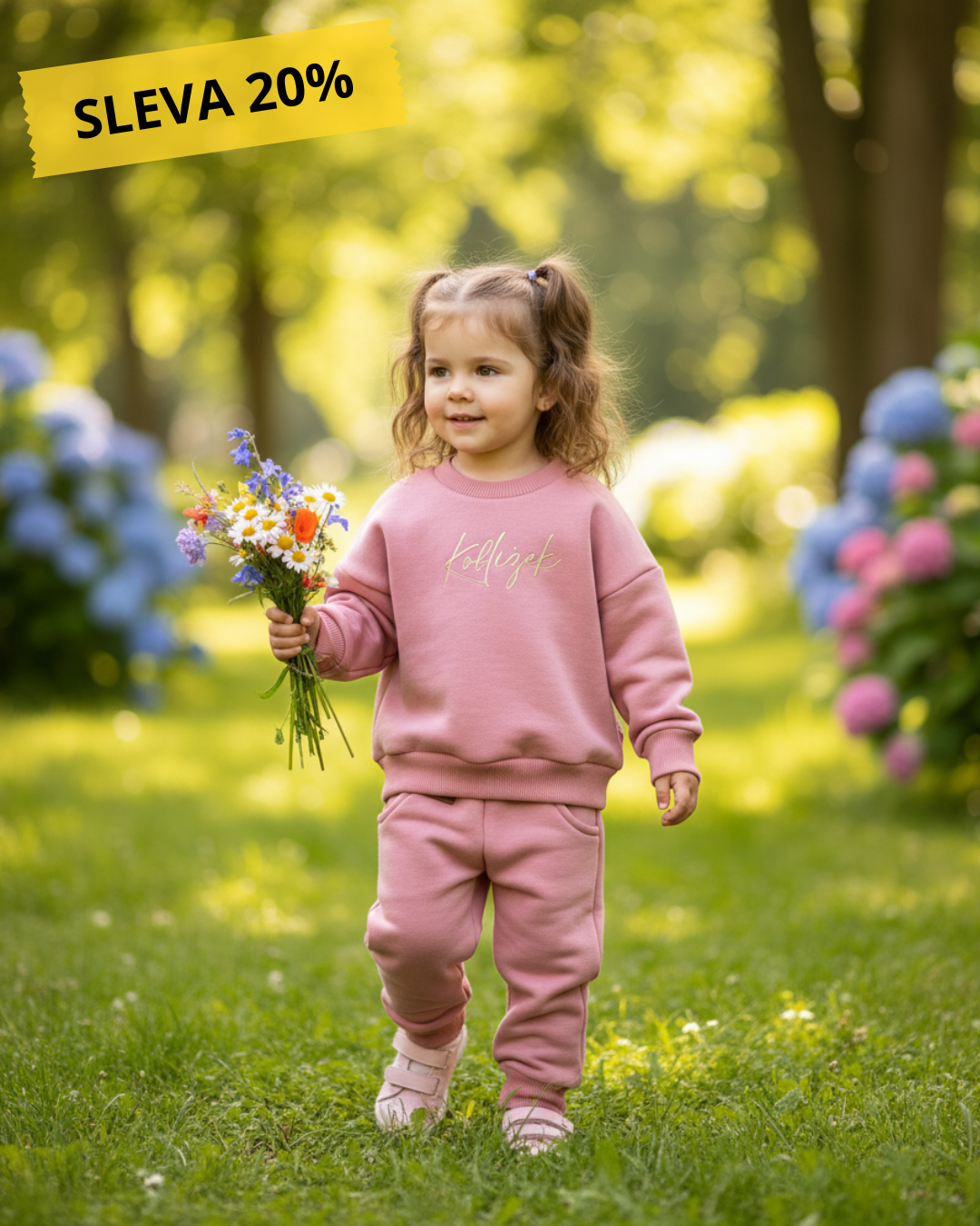 Mikina Fluffy Pudřenka