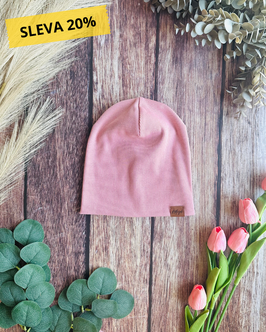 Čepička "Beanie" Pudřenka