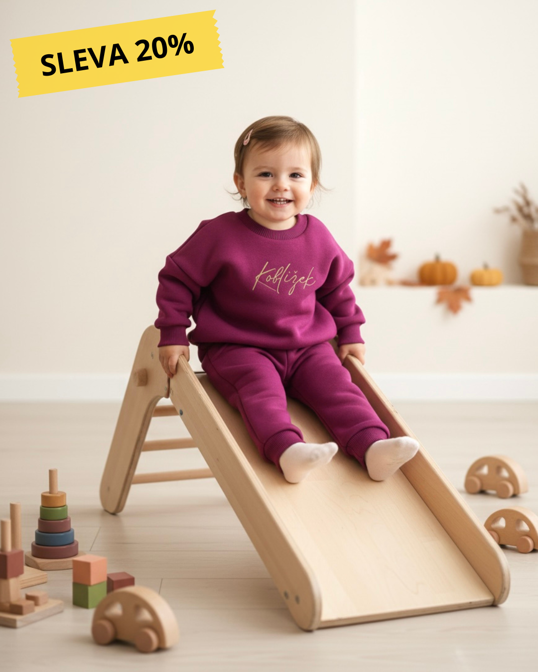 Mikina Fluffy Borůvka