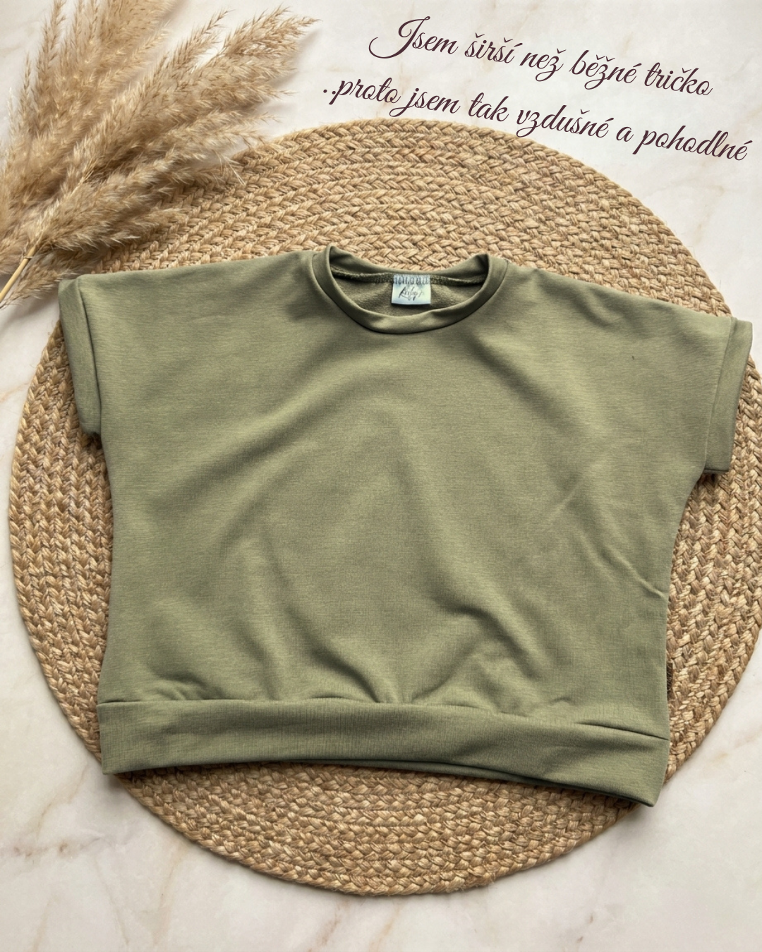Triko "SummerVibe" Matcha