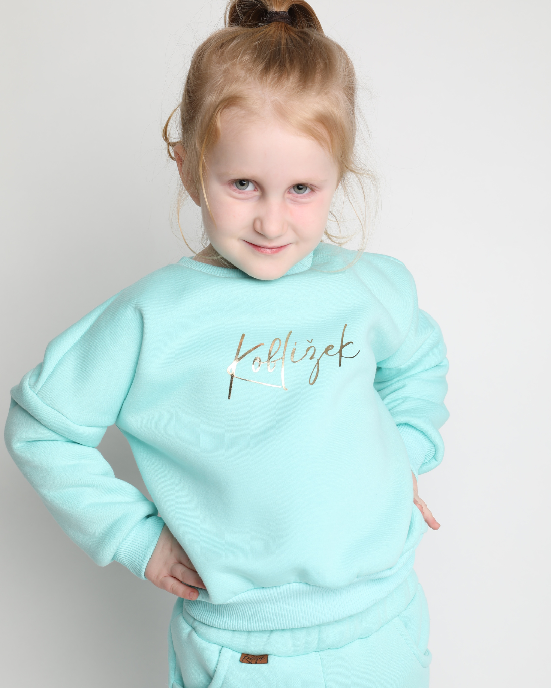 Mikina Fluffy Azurit