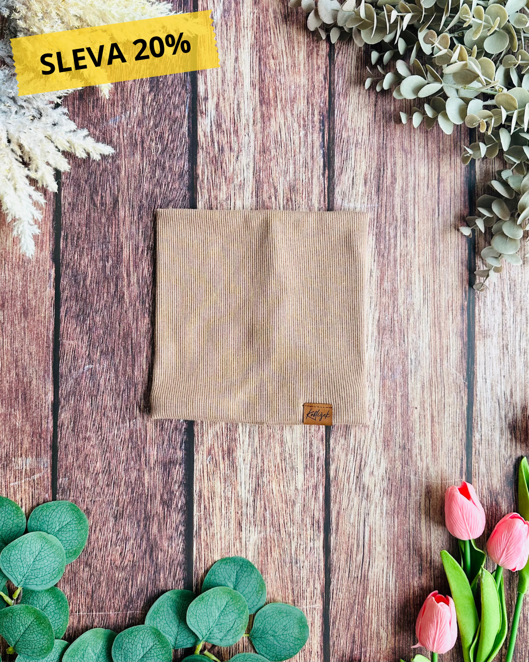 Dvouvrstvý nákrčník Latte