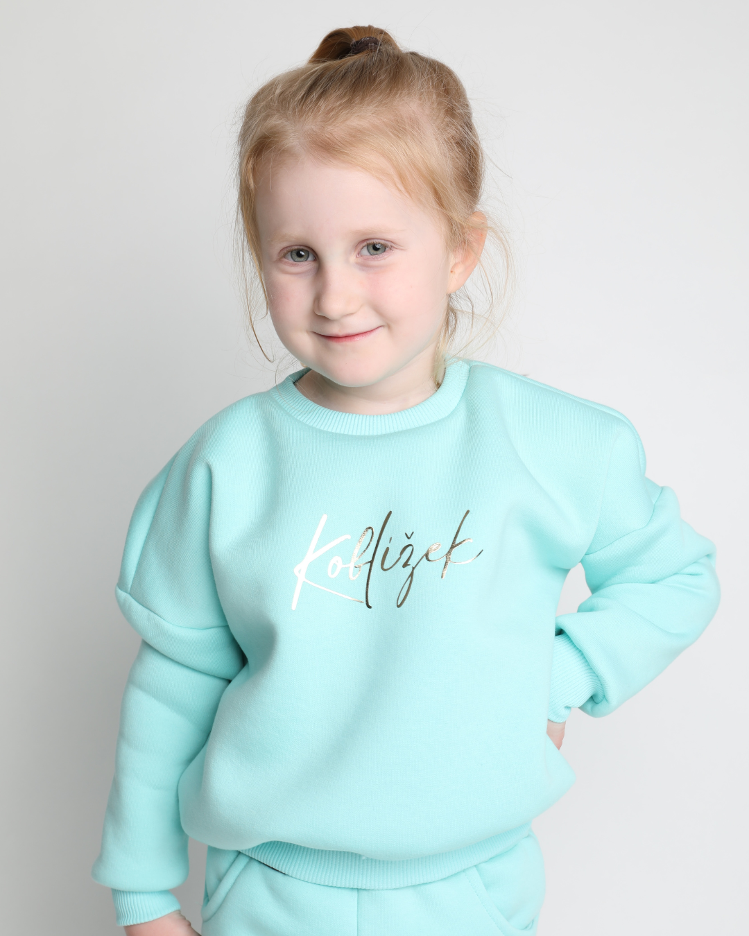 Mikina Fluffy Azurit