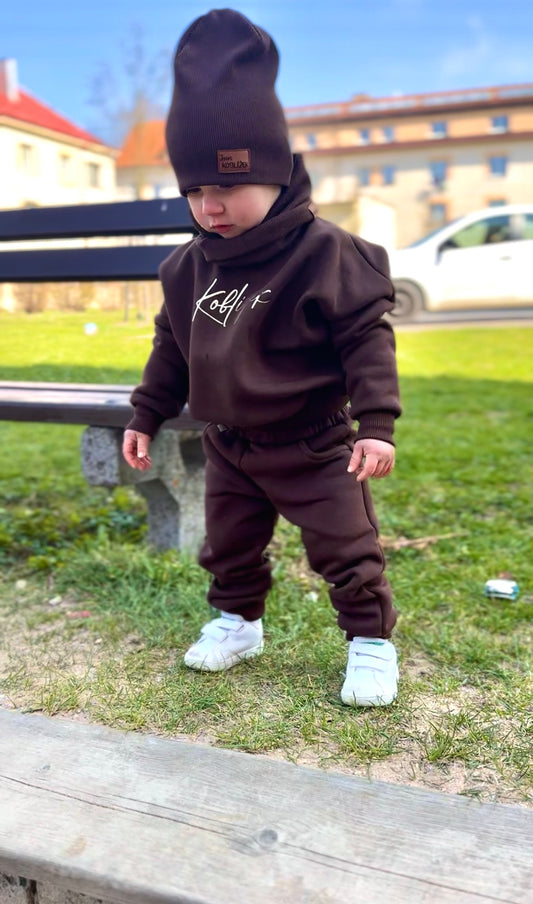 Tepláky Fluffy Nutella