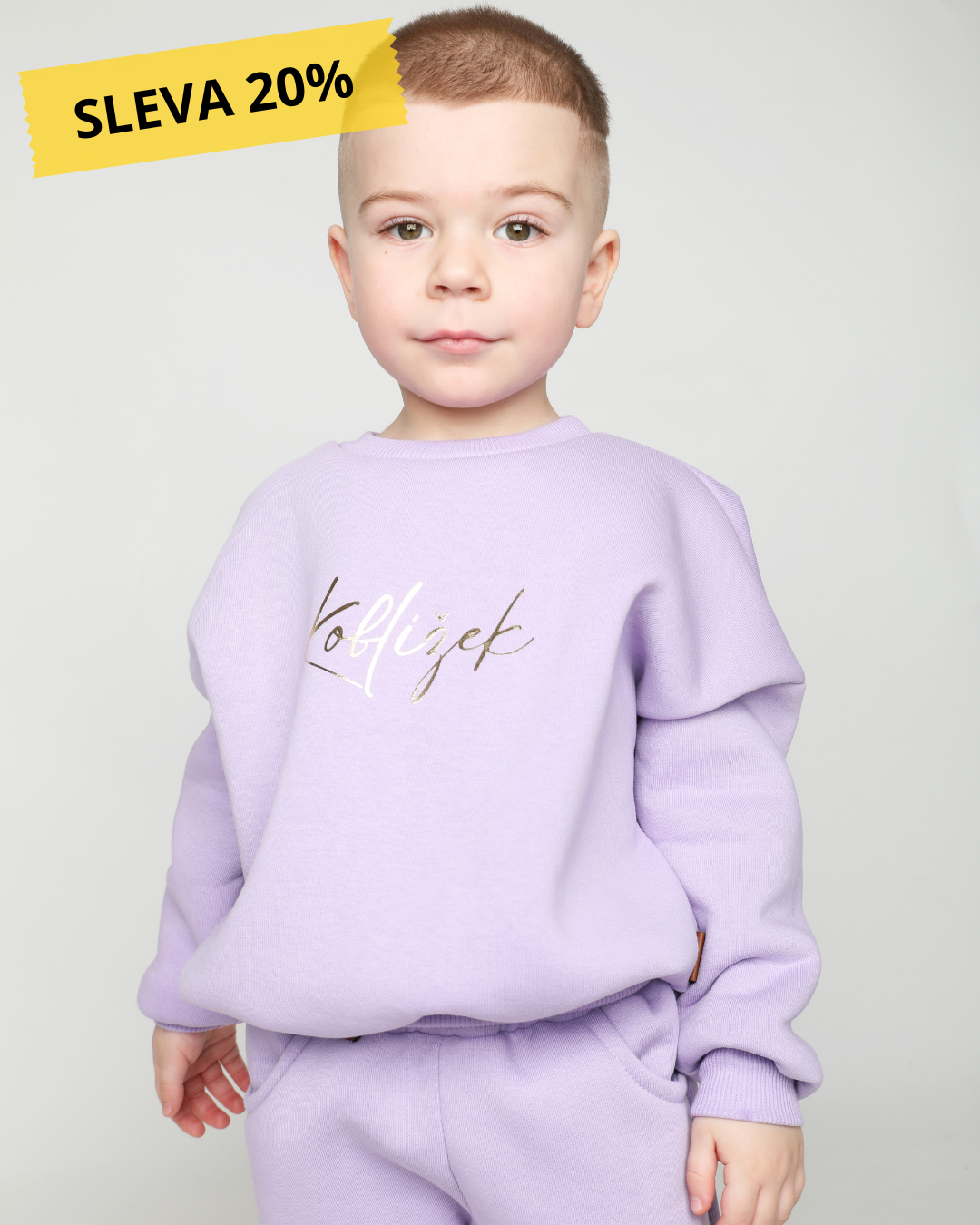 Mikina Fluffy Lila 💜 PREMIUM nášivka