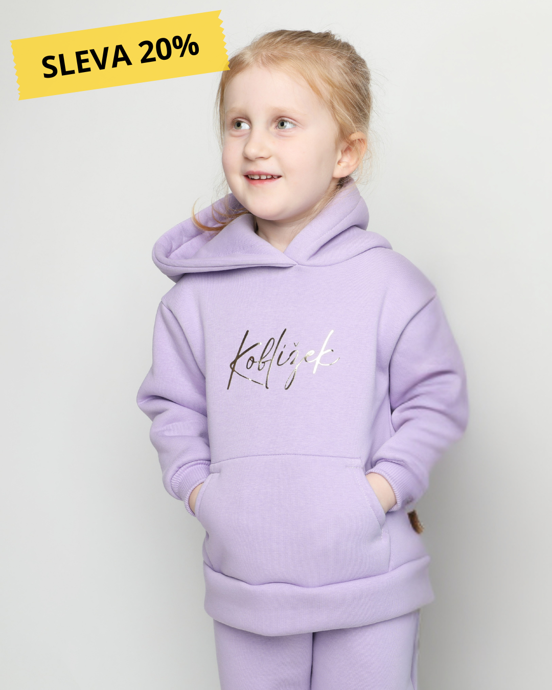 Mikina Longo Lila 💜 PREMIUM nášivka