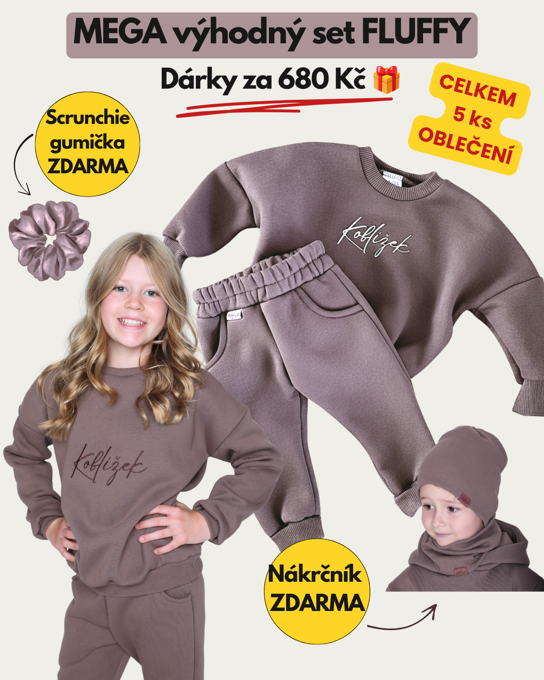 MEGA výhodný set Kakao Fluffy
